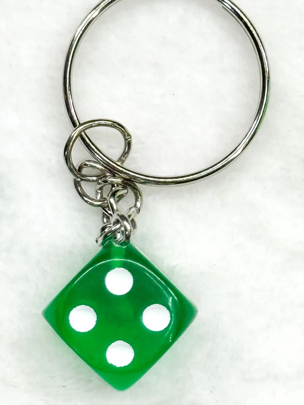 Mini Dice Keychain – Pick One Color – Cute Game Bag Charm
